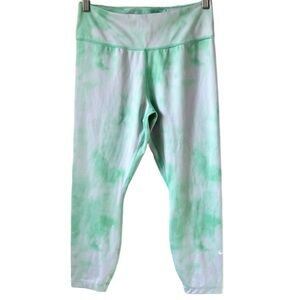 Nike Neon Athletic Tye Dye Capri Pants | Size Medium